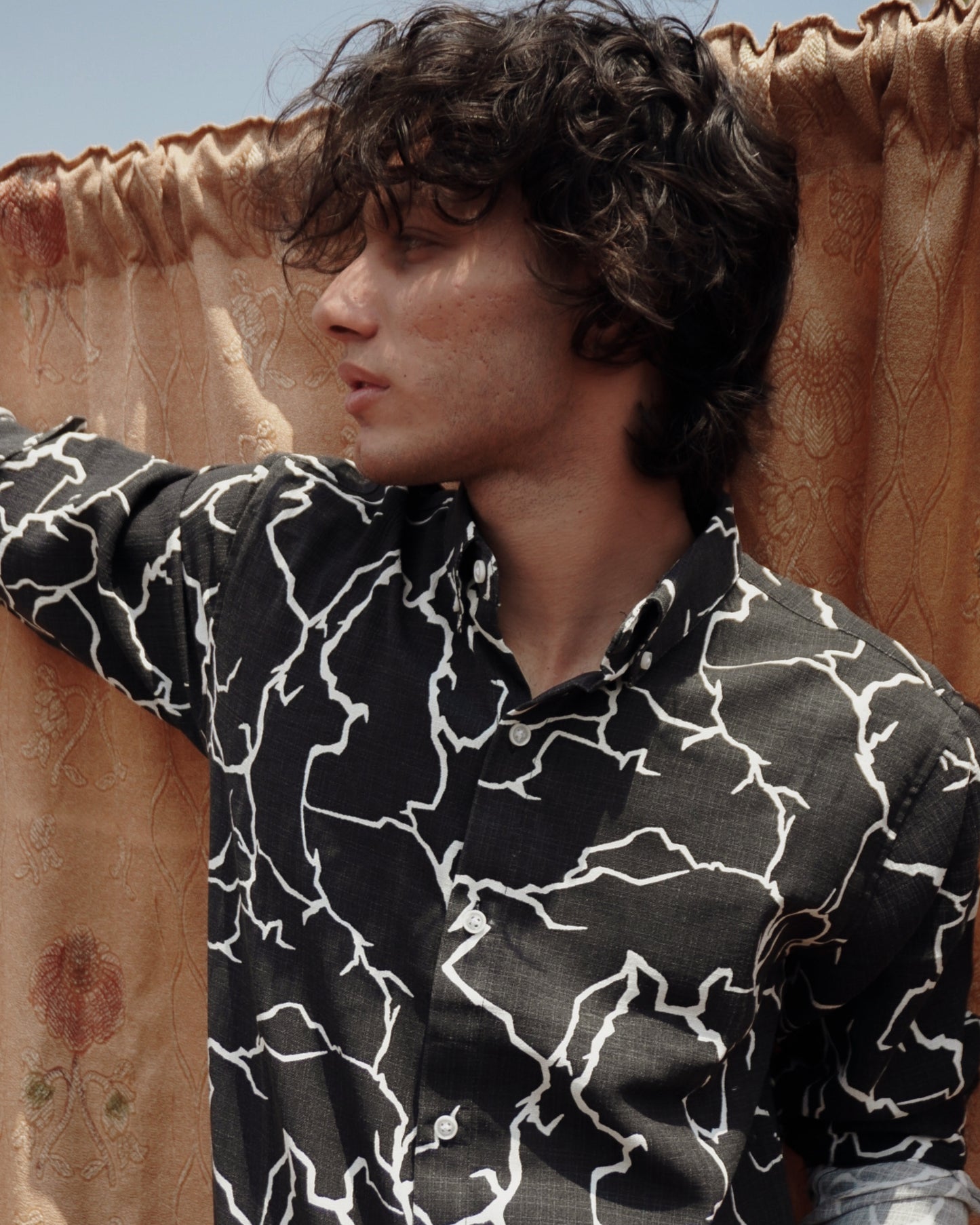 RELAXED FIT PRINTED SHIRT