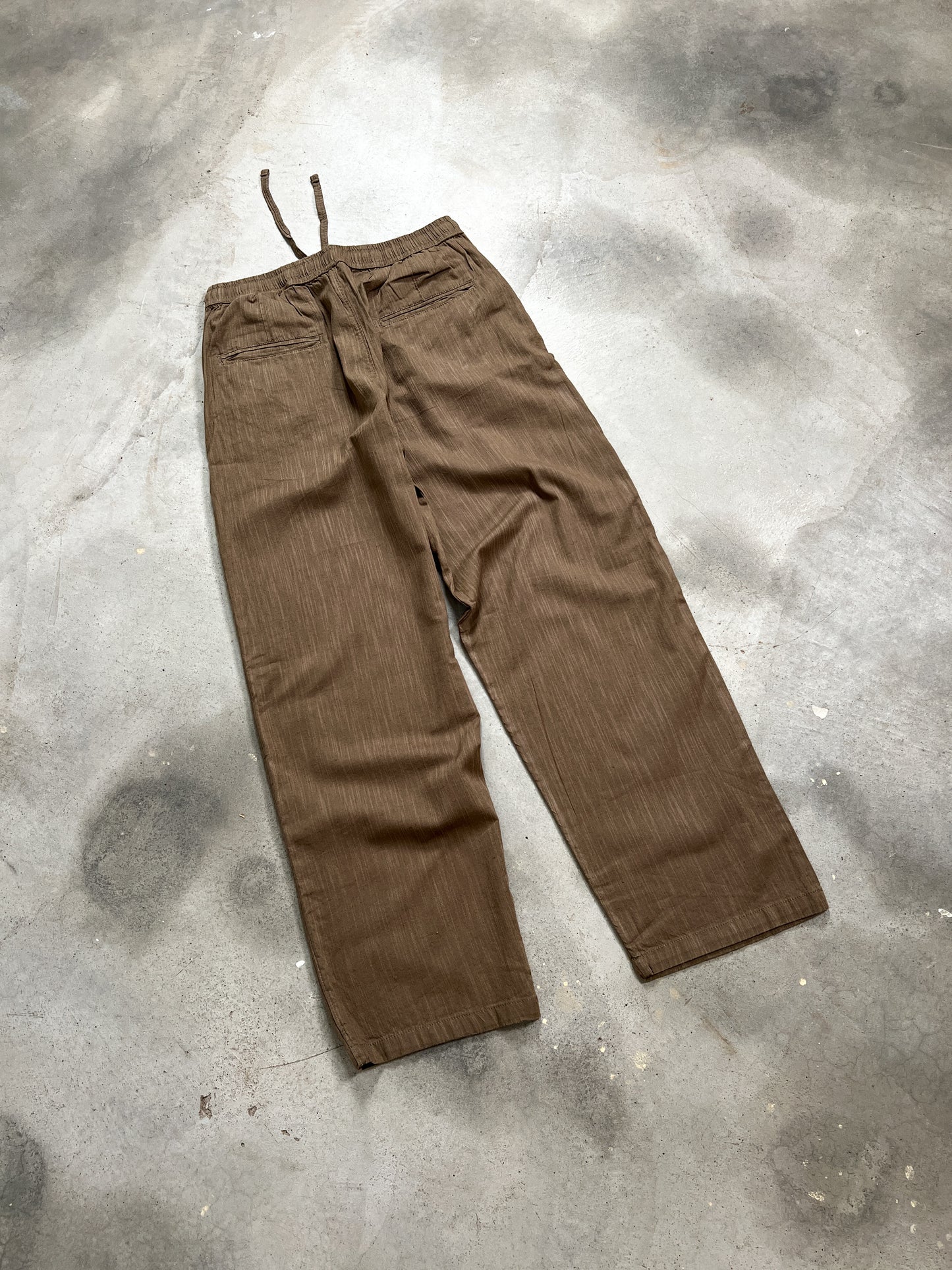 Loose fit linen pants