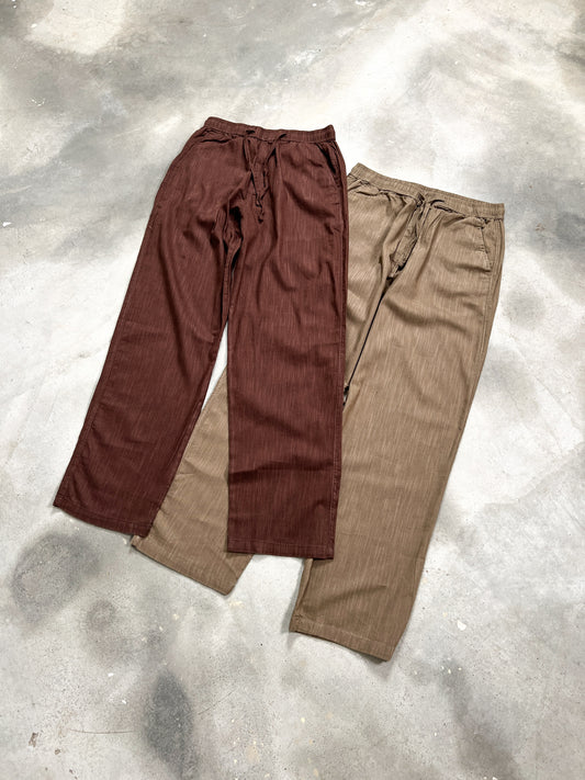 Loose fit linen pants