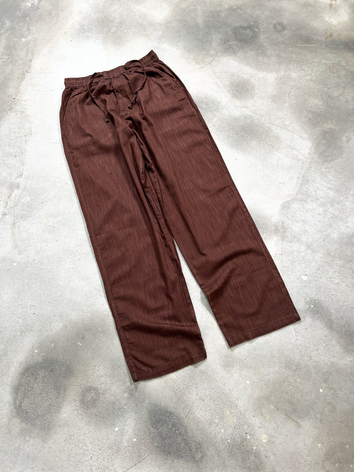 Loose fit linen pants