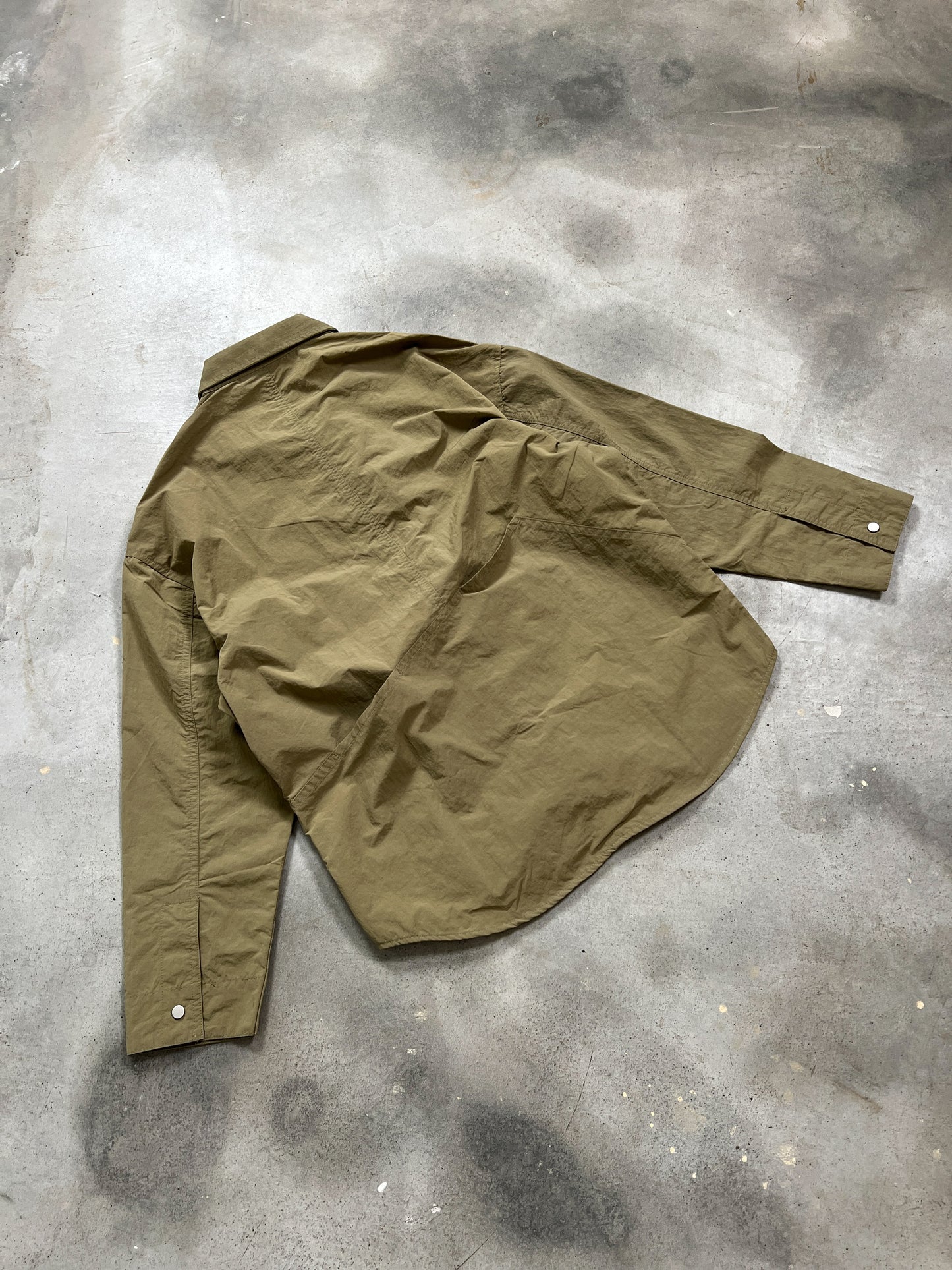 Oversized zip shacket