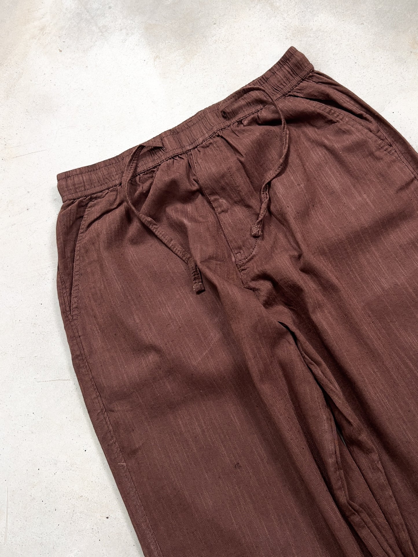 Loose fit linen pants