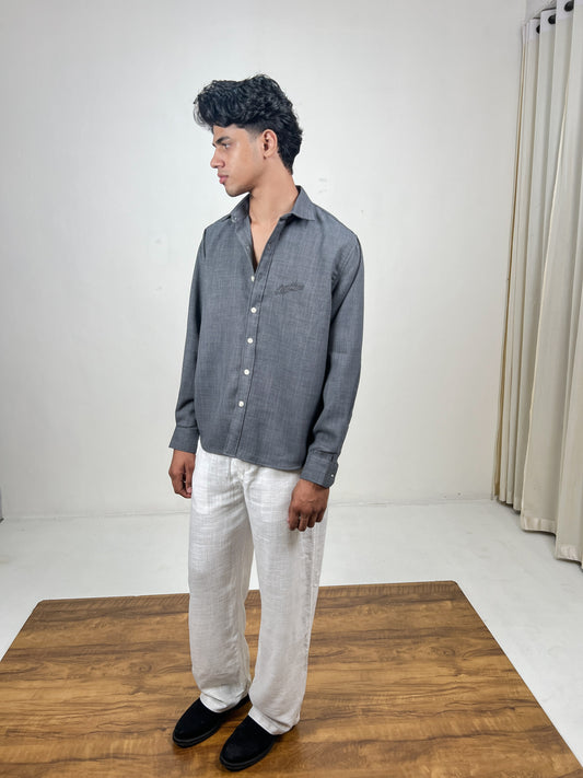 RELAX FIT WAFFLE SHIRT