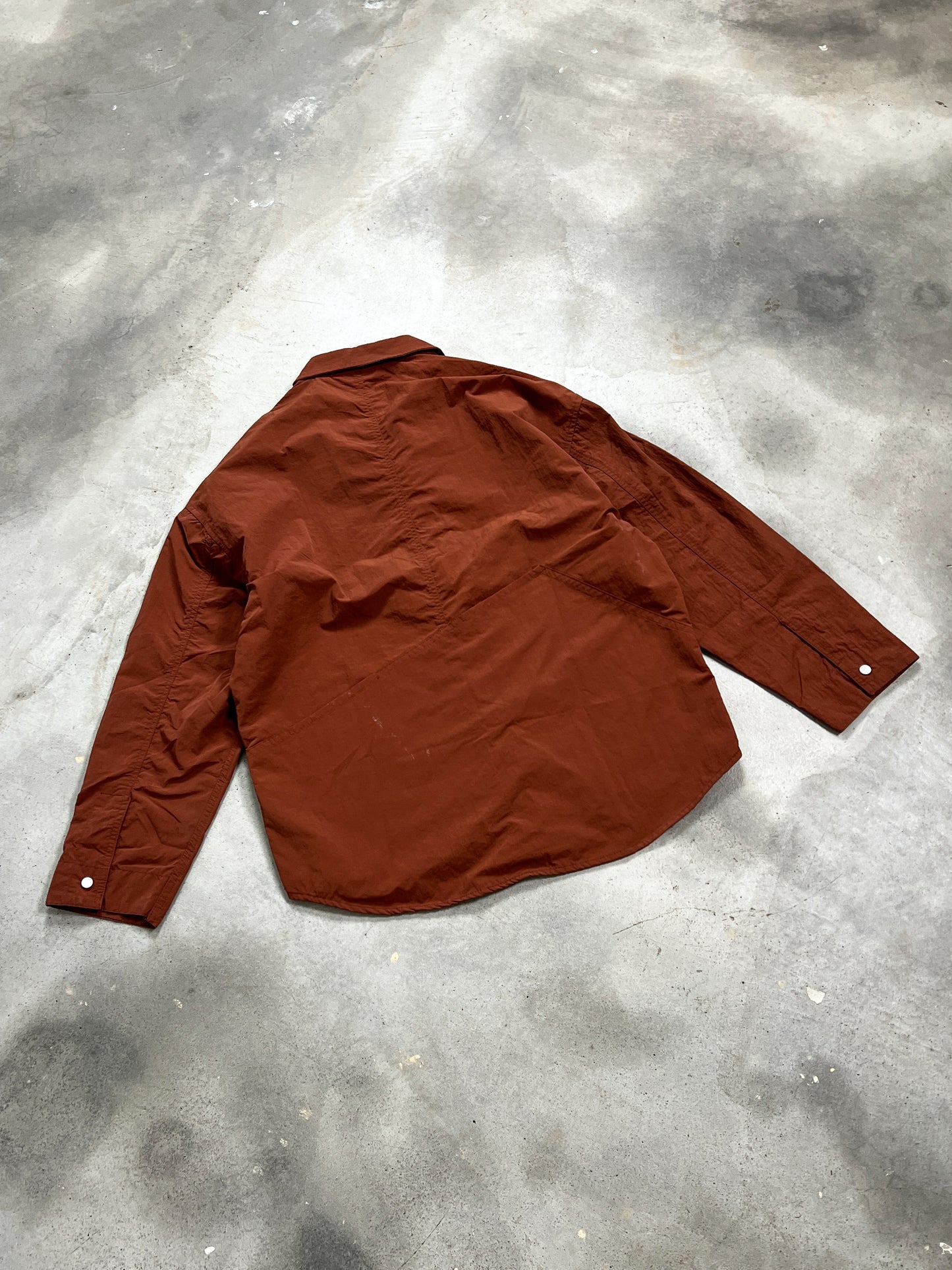 Oversized zip shacket